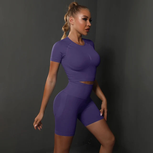 High Waist Peach Booty two-piece set