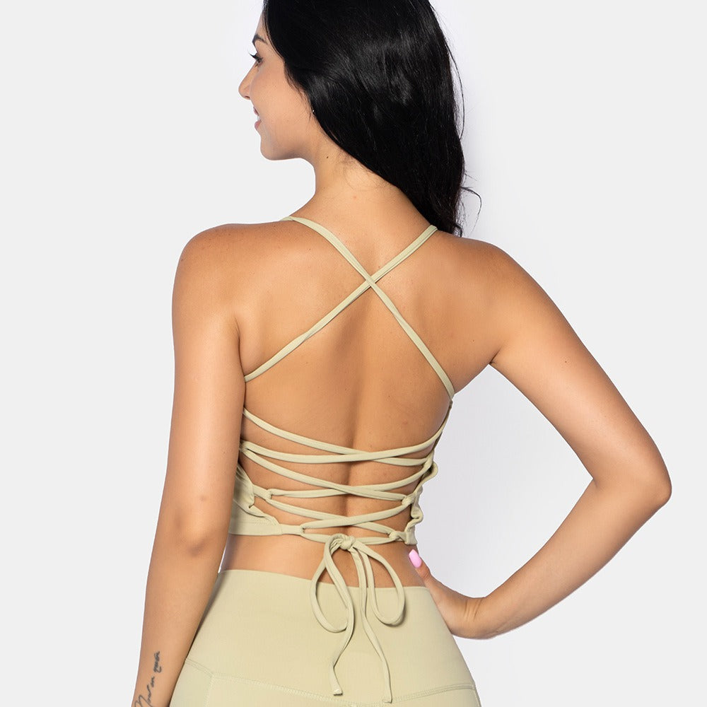 Strapped Up Backless Top