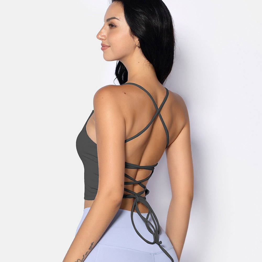 Strapped Up Backless Top
