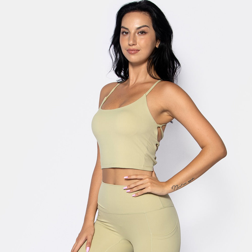 Strapped Up Backless Top