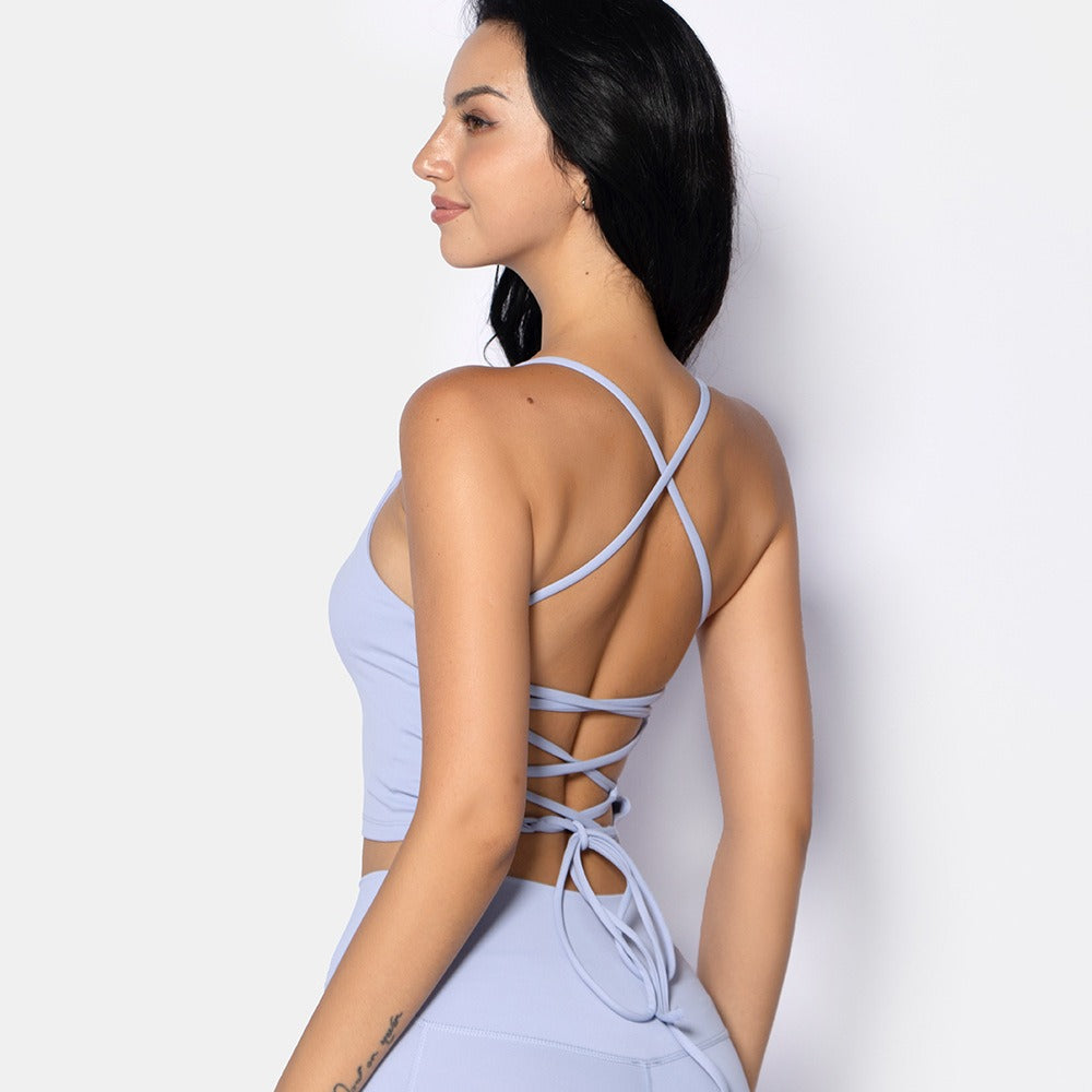 Strapped Up Backless Top