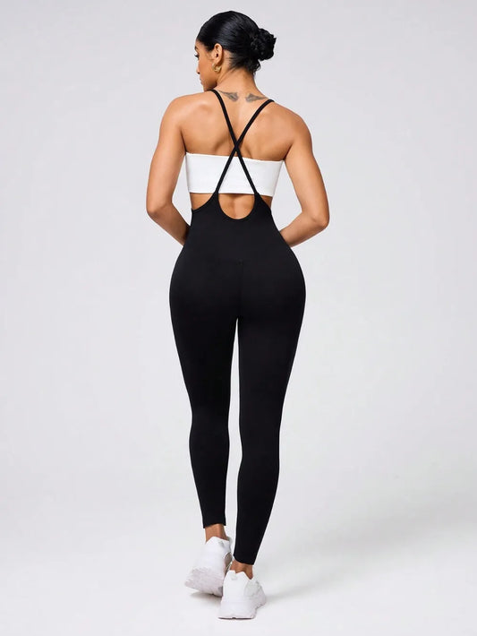 Miss Mamas Spaghetti Strap Jumpsuit